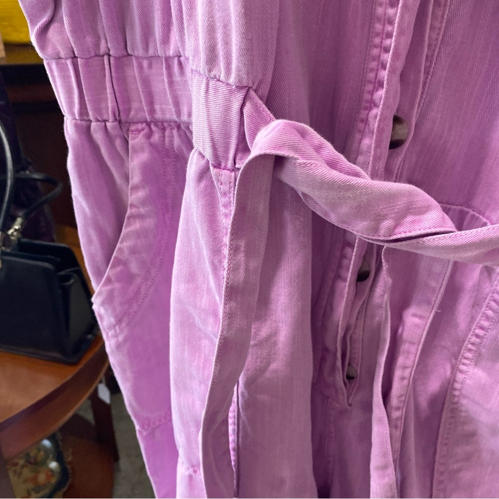 Universal Thread Lilac Button-Front Utility Jumps… - image 5